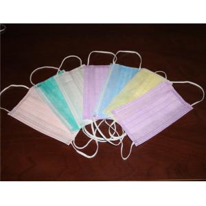 3 layer disposable non woven medical face mask with earloop