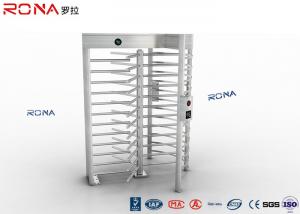 China Rainproof Full Height Turnstile Safety Gate Barrier Stainless Steel Access Control on sale