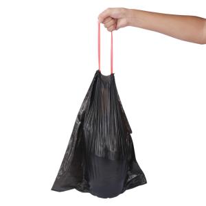 Custom Jumbo 55 Gallon Recyclable Garbage Bags Black Plastic LDPE