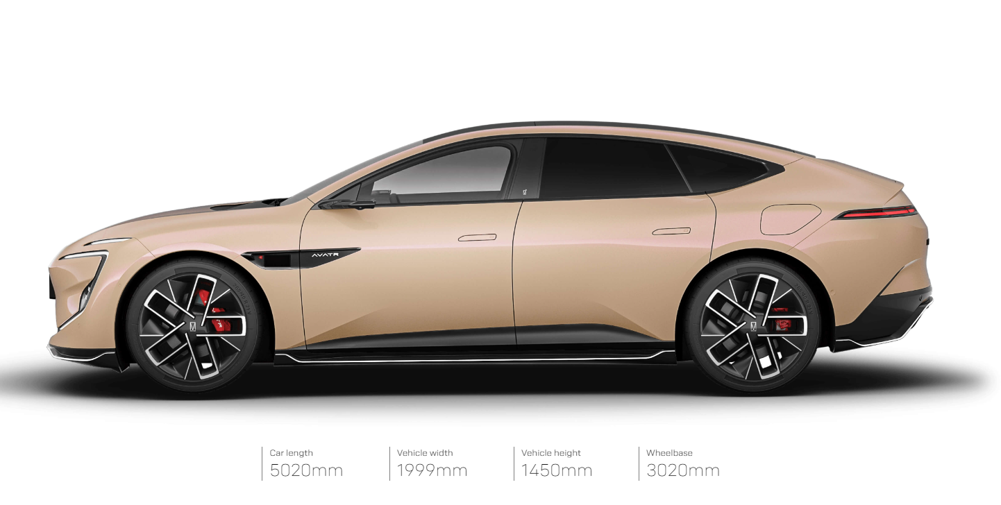 Newly Launched 700 Km Pure Electric Range Permanent Magnet Motor Avatr12 Electric Vehicles