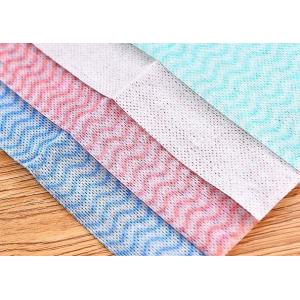 Quality Breathable Spunlace Nonwoven Fabric Custom Pattern For Disposable Wipes for sale