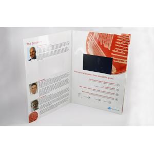 Multi Button Control LCD Video Card CMYK Color Printing Showcase