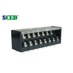Dual Decks 7.62mm Spacing Electrical Barrier Terminal Blocks PBT For LED Power