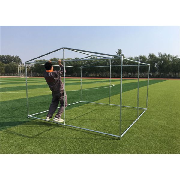 Outdoor Powder Coated Metal Dog Kennel Heavy Duty Galvanized