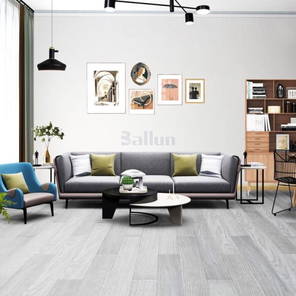 Indoor Waterproof Vinyl Tiles with 6mm Thickness Laminate Flooring and UV Coating