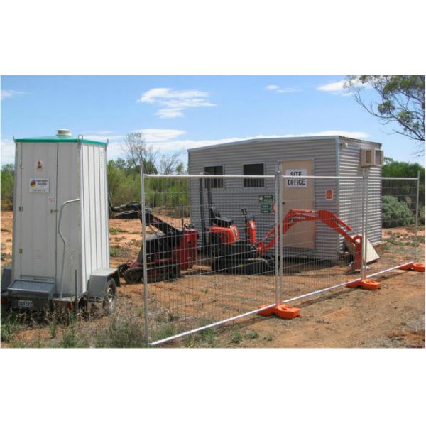 Galvanized Heavy Duty Temporary Fence , Portable Fence Panels For Construction