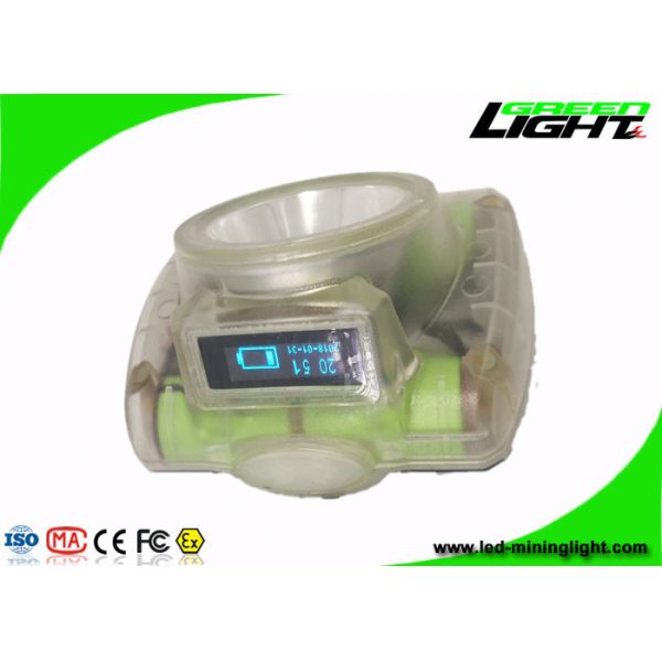Buy Detachable LED Miner Headlamp 13000Lux Underground With OLED Screen at wholesale prices