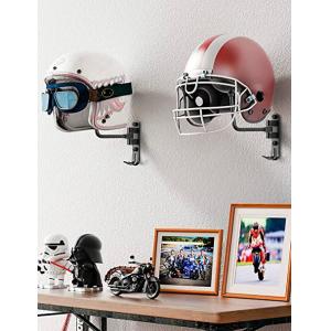 Effortless Operation 180 Degree Rotation Hanger for Bike Helmet Accessories and