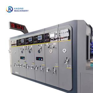 Front Edge Feeding Corrugated Box Printing Machine With Slotter Die Cutter