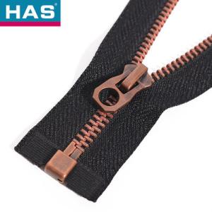 Durable Brass Separating Zippers Corn Teeth 2 Way Coat Zipper Corrosion