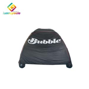 Water Resistant Inflatable Event Tent Black Appearance CE EN14960 Approved