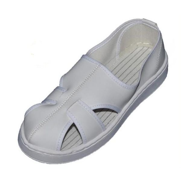 Cleanroom Four Hole ESD Safety Shoes For Industrial EPA Area Dust Free