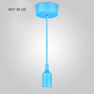 Colorful Silicone Pendant Light Socket