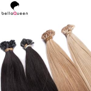 Unprocessed Natural Straight Flat - Tip Human Hair Extensions With Tangle Free