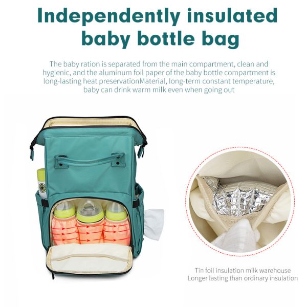 Factory Directory Cheap Mummy Baby Nappy Bag Large Capacity Women Travel Backpack Diaper Bag for Baby