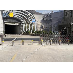 Retractable Electric Parking Bollards Safety Vehicle Access Control 220 Vac