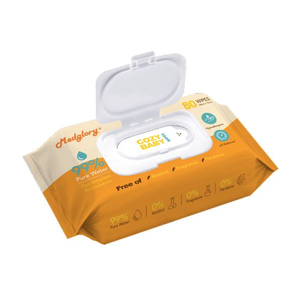 Buy 45GSM Extra Large Sensitive Baby Wipes Without Alcohol Parabens Phthalates at wholesale prices