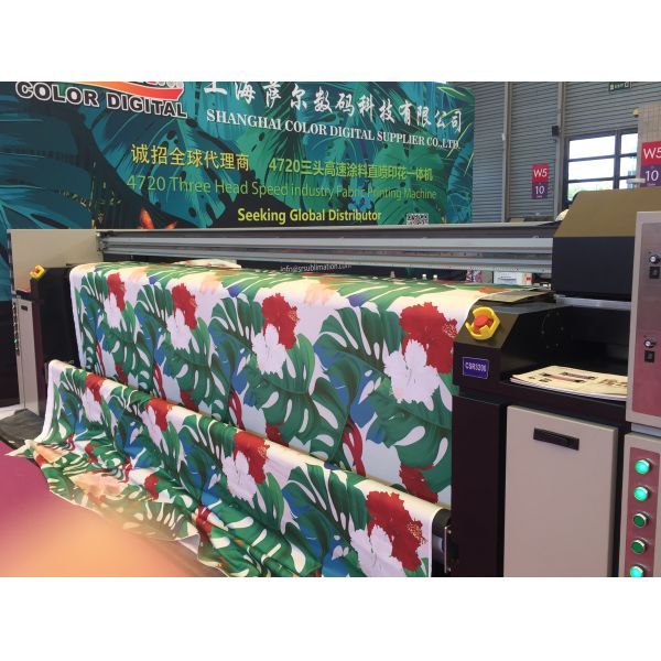 Buy 3 Head Fabric Flag Banner Printing Machine Textile Sublimation Printer at wholesale prices