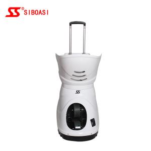 Black Siboasi S4015 Tennis Ball Machine , 150W Tennis Throwing Machine
