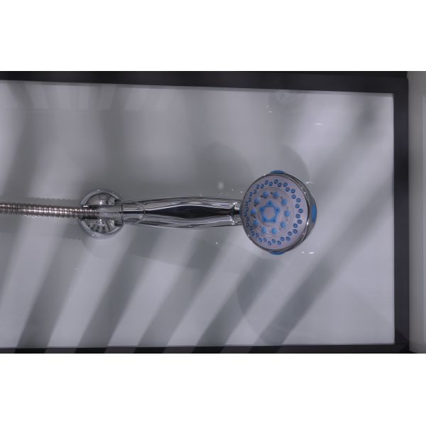 Customized Square Glass Shower Cabin Comfortable Shower Units,black 900*900*2150mm