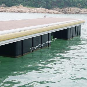 Marine Yacht Floating Dock Marina Floating Pontoon Walkway Bridge With Rubber