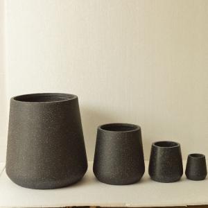 China Enhance Your Garden With Elegant Fiber Clay Planters Round Shape on sale