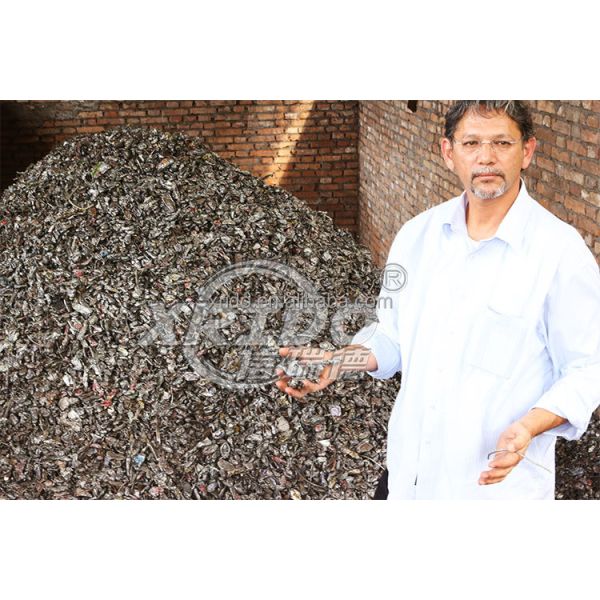 High Efficiency Automatic 380V/50HZ Tire Crusher Machine with 2200kg Weight and 22 Power for Waste Tire Recycling