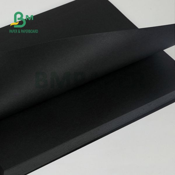 400gsm Black Kraft Paper Board For Photo Frame 70 x 100cm Folding Resistant
