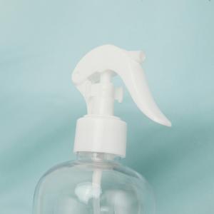 Clear Plastic Lotion Bottles with White Cap and UV Electroplated Collar
