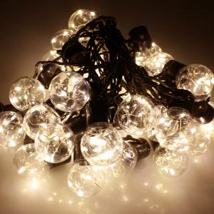 1500LM 15 Bulbs Solar Festoon Lights 8 Modes 24V 1w Outdoor Starry Lights