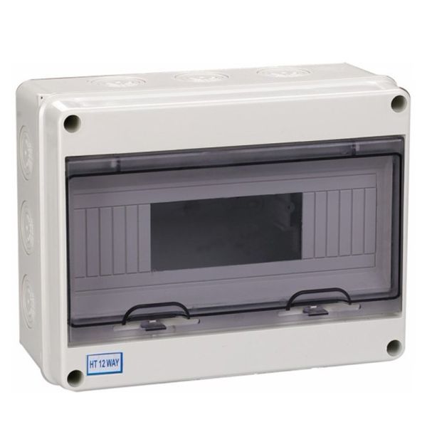 HT 12 Way IP65 Waterproof Outdoor Electrical Enclosure Distribution Plastic