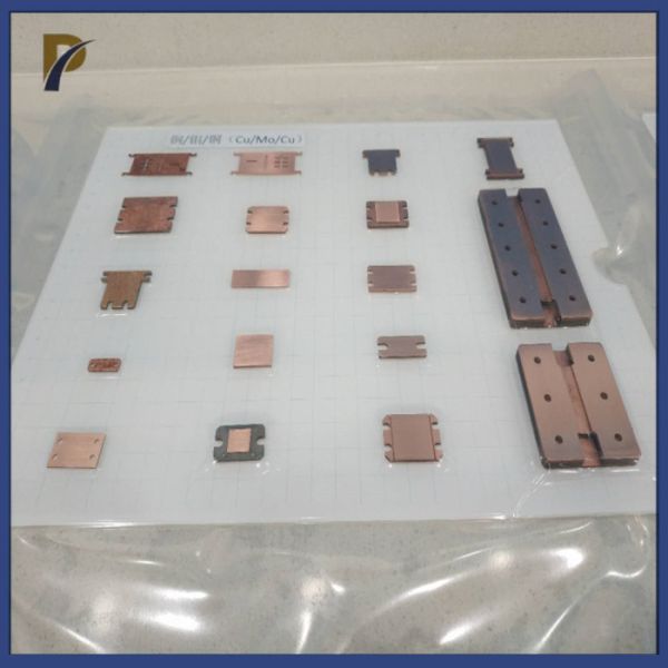 Buy Glass Bottle Packaging Molybdenum Copper Alloy Sheet Mo / Cu Alloy CMC 1 : 4 : 1 Cu/Mo/Cu Heat Sink Sheet at wholesale prices