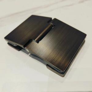 Stainless Steel Casting Bathroom Glass Door Hinge Erosion Resistant