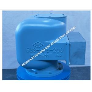 FLANGE CAST IRON FLOAT TYPE BALLAST TANK BREATHABLE CAP (WITH FIRE NET) MODEL