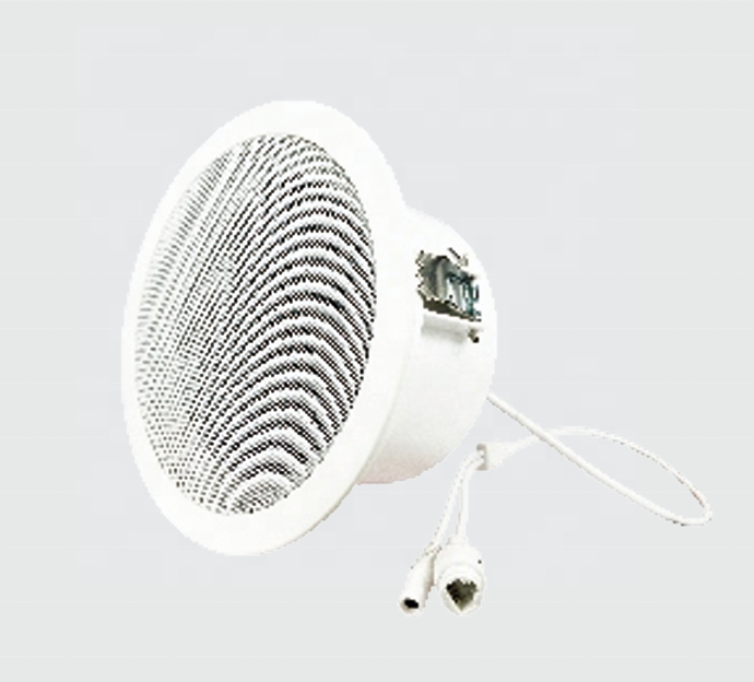 POE Ceiling SIP Speaker 10W ABS Background Music Speaker PA System Broadcasting