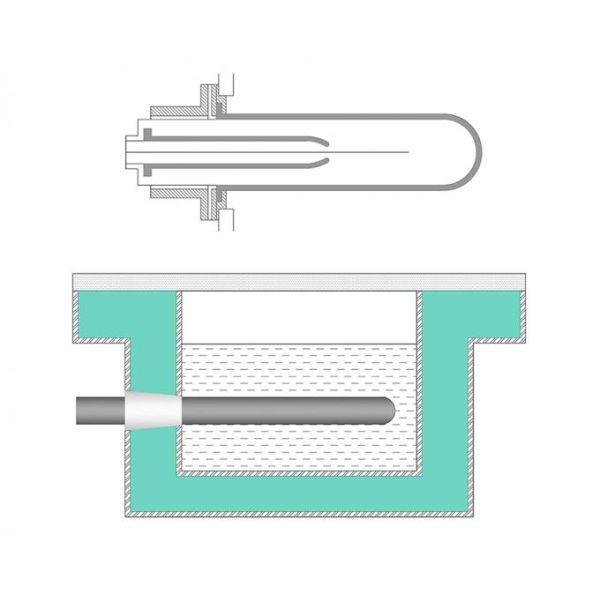 Si3n4 Silicon Nitride Heater Tube For Aluminum Industry