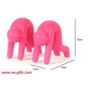 Creative Small People Shaped Lid Insert Candy Color Rubber Inserts Useful Mobile
