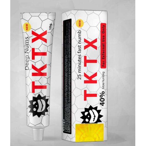 Buy White 40% TKTX Numbing Cream 10g Relief Pain Relieving Cream at wholesale prices