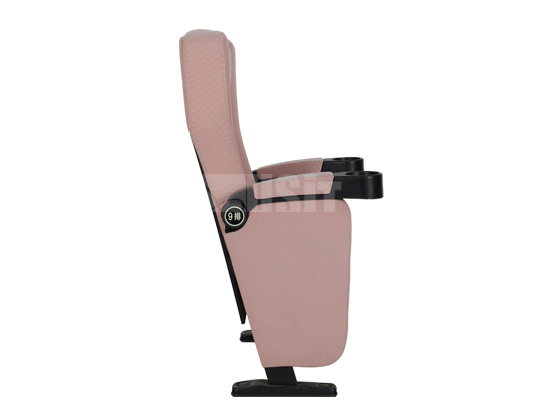 European Style Commercial Cinema Seats , Public Theater Chairs Swing Push Back