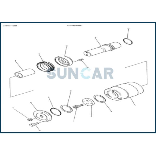 R45P0018D2 Seal Group Floating Oil Seals For Excavators Kobelco K904 SK130