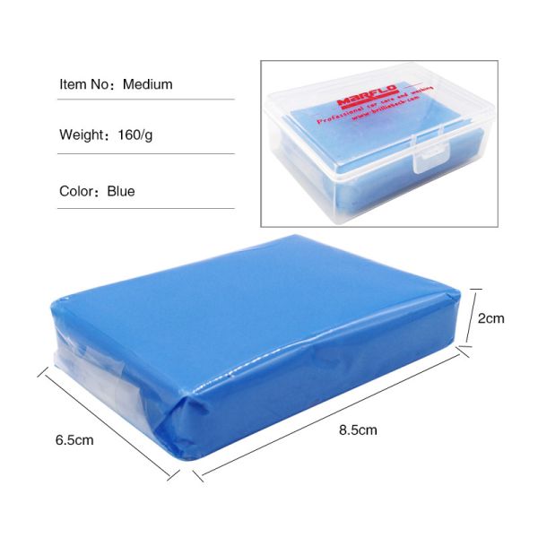 Red Medium Mild Grade Clay Bar Kit For Car Washing Auto Detailing