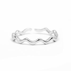 OEM New Jewellery Design Sterling Silver Cubic Zirconia Solitaire Ring