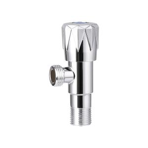 Plated SS Angle Cock Valve Toilet Wall Mounted Shower Valve