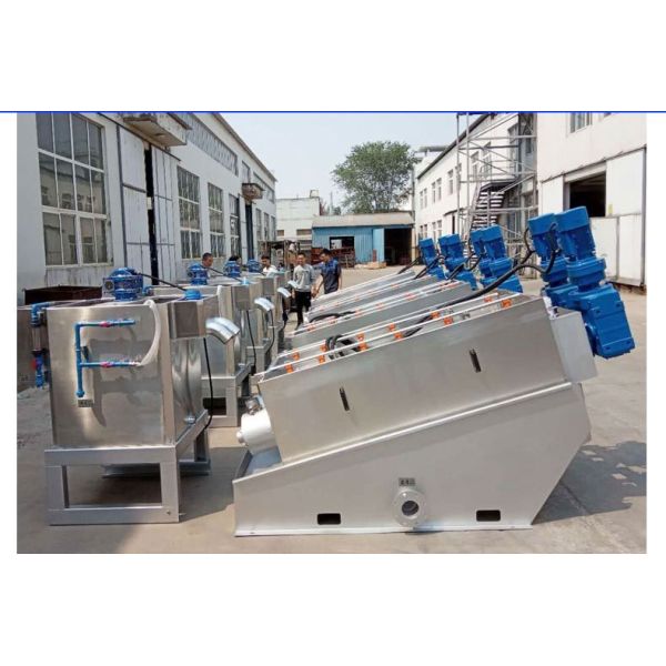 Spot Screw Press Dewatering Equipment Machine System With Activated Sludge