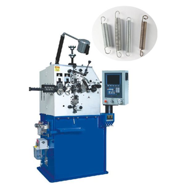 Different Shape Spring Making Machine 120*120*170 cm Size With 1.2kw Pitch Axis