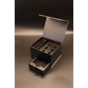 Gold Foil Stamping Rigid Drawer Box With Matt Varnish Finshed