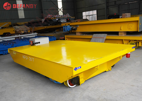 35t Factory Transport Cable Drum Plate Rail Transfer Car