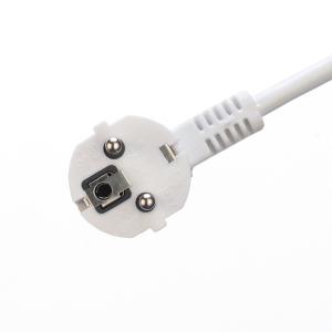 EU Type Power Strip Surge Protection 3 Gang Extension Cord Socket with H03vvh2 f