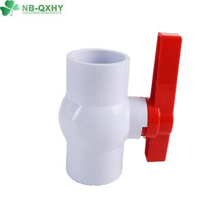 Glue Connection Form Agricultural Irrigation Milk White PVC Control Valve Ball