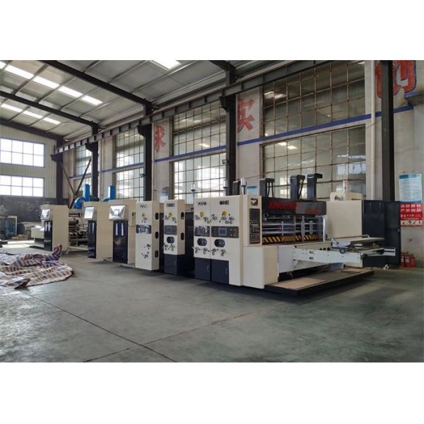 Buy 100pcs/Min Printer Slotter Die Cutter Folder Gluer Line at wholesale prices